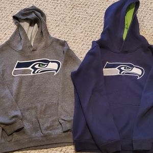 2 Boys Seattle Seahawks sweatshirts